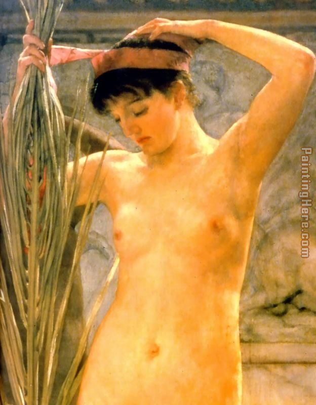 Sir Lawrence Alma-Tadema A Sculptor's Model detail